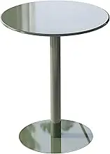High Top Table, Bar Height Table, Modern Bistro Table, Small Coffee Table Accent Side Table Nightstand Sofa Table for Living Room Dining Room Kitchen Pub(40x50cm)