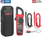 UNI-T TRMS Digital Clamp Meter NCV Multimeter AC DC Volt Cap Temp Tester UT202+