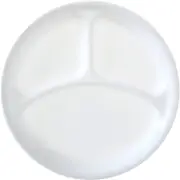 Corelle Divided Plate 26cm - Winter Frost White