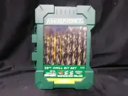 Masterforce® AXIS POINT™ Cobalt Twist Drill Bit Set - 29 Piece 252-5683 (EB80)