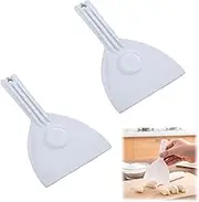 Set of 2 Pizza spatulas, Dough Spatula, Pizza Spatula, Dough Spatula, Flexible Dough Spatula, Pizza, Pizza Dough Spatula, Suitable for Dough Cakes, Pizza, Baking, with Hanging Holes