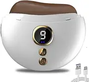 Electric Facial Massager Gua Sha Stone Massage Neck Face Lifting Tightening Device Heated Vibration Rechargeable Skincare Body Facial Massage Anti-Aging Wrinkle Puffiness Double Chin Reducer Lift Firm Sculpting Tool