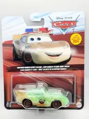 Disney Pixar Cars 2024 Slime Covered Lightning McQueen Deputy Hazard Toy Car New