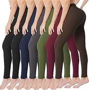 [VALANDY] High Waisted Leggings for Women Buttery Soft Stretchy Tummy Control Workout Yoga Running Pants One&Plus Size