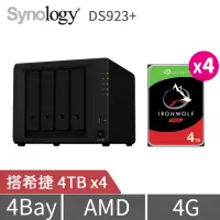 在飛比找momo購物網優惠-【Synology 群暉科技】搭希捷 4TB x4 ★ DS