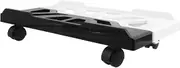 jojofuny Computer Stand Gaming Computer Tower Stand Mobile CPU Cart CPU Holder with Wheels Cart Pc