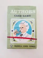 VTG Card Game Arthurs Russell Mark Twain Charles Dickens NEW NEVER OPENED Rare