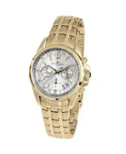 JACQUES LEMANS Men Analog Quartz Casual Watch Classic Dress White Dial Waterproo