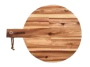 Bialetti Paddle Serving Board Acacia Wooden Tray Pizza Cheese Round 63 or 46cm