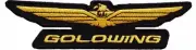 Honda Gold Wing Iron On Sew On Biker Embroidered 5.0 inches Patch