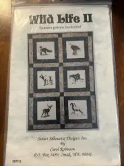 Wild Life 2 Quilt Pattern Elk Deer Eagle Ram (ssd902)