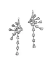 Bloomingdale's Fine Collection Diamond Drop Earrings in 14K White Gold, 1.25 tcw