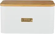 Typhoon Square Otto Bread Bin, 9.5 Litre Capacity, White