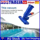 Swimming Pool Jet Vacuum Cleaner with 5 Poles for Above Ground Pool Spas Hot Tub