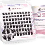 Upgraded,Natural Eyelash Clusters C Curl 8-14mm, Cluster Eyelash extensions Wispy with No Plastic Feel,Ultra-Soft Individual Lashes with Thin Band, long-lasting and New Comfort - Classic Style
