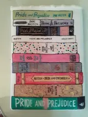 Handmade Book Sleeve Tablet Protector Jane Austen LM Montgomery Prints Lined Pri