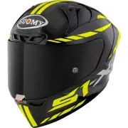 S1-XR GP Carbon Hypersonic E06 Black Yellow Full Face Helmet
