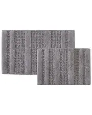 Kenneth Cole New York KCNY Set Of 2 Waffle Tufted Bath Rugs