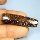 25.40 ct Cabochon (39 x 11 mm) Multi Color Australian Koroit Boulder Opal