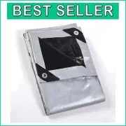 Lightweight 20x20 Waterproof Tarp with Aluminum Grommets for Enhanced Durability