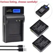 CGA-S005 Battery or charger for Panasonic Lumix DMC-FS1 FS2 FX01 FX07 FX1 FX3