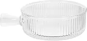 Zerodeko Glass Bowl Kitchen Salad Bowl Trifle Bowl Soup Bowl Meal Prep Bowl Serving Bowls Food Storage Bowl Candy Bowl Cereal Bowls Big Bowls Salad Bowls Mixing Bowls Salad Serving Bowl