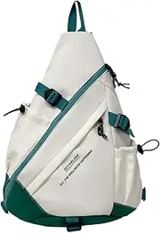 [Ungtyb] Cross Body Sling Bag, Stylish Large Capacity Chest Daypack, Sports Shoulder Backpack for Students, Hiking, Camping, Gym, Fitness, Outdoor Travel, Urban Commuting, 14.17x5.51 Inches