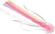 NAMOARLY Colorful Bike Handlebar Streamers Glittery Ribbons for Scooters and Easy to Install Decorative Tassels for Boys and Girls Suitable for Handlebars and Models