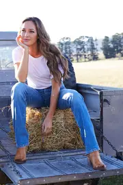 Blue Baby Jean--EMB-BLUE