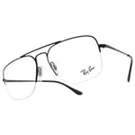 RAYBAN 光學眼鏡 RB6441 2509-56MM 雙槓飛行半框 眼鏡框 -金橘眼鏡