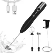 Handheld Electric Milk Frother Foam Maker Coffee Whisk Drink Mixer Wand Egg Beat