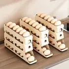 Fridge Egg Rack Egg Container Capacity Fridge Egg Storage Box for Space-saving