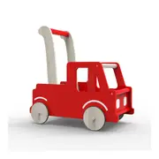 Moover Wooden Push Truck 40cm Trolley /Walker BabyToddler 18m+ Vehicle Toy Red