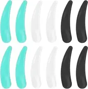 eMagTech 150PCS Plastic Makeup Spatula Disposable Facial Cream Spoon Mini Beauty Spoon Cosmetic Applicator for Facial Cream 50PCS White & 50PCS Black & 50PCS Green