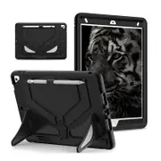 iPad Case Heavy Duty with Kickstand for iPad 10.2 inch 2021/2020/2019-Black