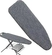 Scorch Resistant Cotton Padding Ironing Cover - Heat Resistant Cover for Standard Size Iron Boards, Thick Soft Padding, Easy Fit, Protective Ironing for Smooth Efficient Ironing