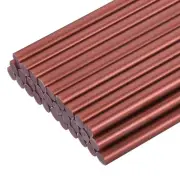 30pcs Mini Hot Glue Gun Sticks 4" x 0.28" for Glue Gun Burgundy Red