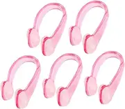 TOGEVAL 5pcs Swimming Nose Clip Nose Stop Clips Nose Clips Swim Nose Plug Convenient Nose Clips Nose Plugs for Swimming for Swim Nose Clip Adult Nose Plugs for Swimming