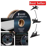 Active Foaming 1.75mm LW-PLA Filament for Drones - 1KG Black for Custom Prints