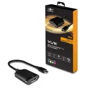 Vantec VLink USB-C to DisplayPort™ 1.2 4K/60Hz Active Adapter