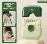 2-in-1 Hair Trimmer & Manual Bangs Trimmer Comb – Double-Sided Razor Cutter