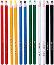 Gadpiparty 12pcs Drawing Pencils Wax Pencils Sharpeners Peel-off Markers Colour for Boys and Girls Art Painting