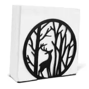 Napkin Holder for Table, Christmas Deer Napkins Cocktail Napkin 5x5" - Deer