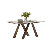 Gaudi Hardwood Dining Table | Rustic Walnut