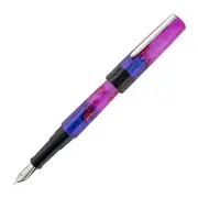 Benu Euphoria Fountain Pen in Love Story (Lavender Blue Glow) - Flexible Nib