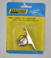 SeaChoice Bimini Top hardware Deck Hinge w Removable Pin 75941 Genuine OEM