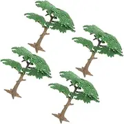 Gadpiparty 4 Pcs Miniature Model Trees Realistic Artificial Trees for Micro Landscape Sand Table Accessories Durable Craft Decorations for Miniature Garden Ornaments