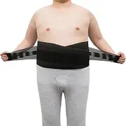 S-6XL Plus Size Back Brace For Lumbar Pain Relief Men Women Lower Back Support Posture Corrector Post Surgery Tummy Tuck Belt For Scoliosis Herniated Disc(6X-Large)