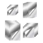 4Pcs Mirror Wall Sticker, Mirror Stickers Acrylic Mirror Sheet Art Full Length