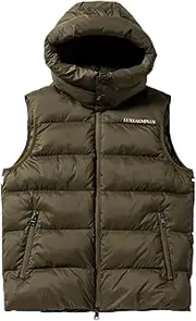 LUXE AKM PLUS(リュクスエーケーエムプラス) Luxe K Plus REMOVAL HOODIE PADDED VEST Men's Vest